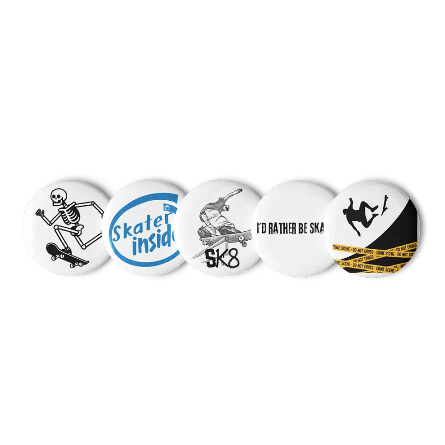 Skater Pin Button Set product image (6)