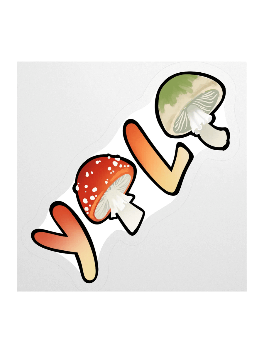Yolo Mushroom Sticker product image (3)