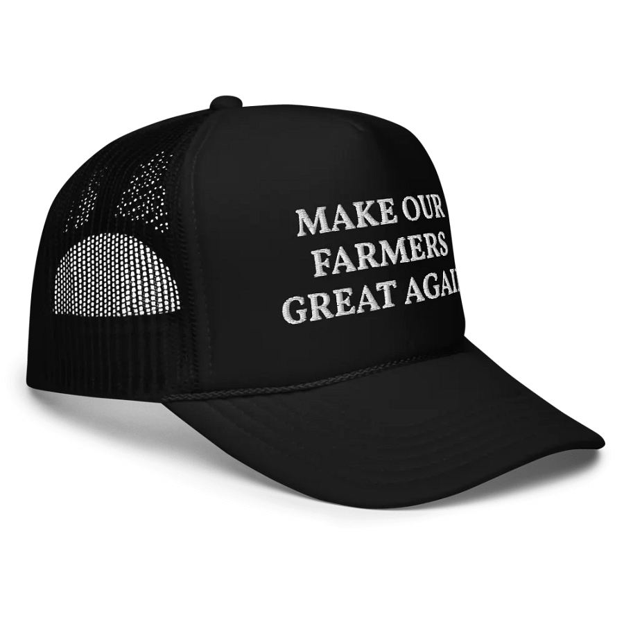 Make Our Farmers Great Again - Embroidered Trucker Cap Hat product image (3)
