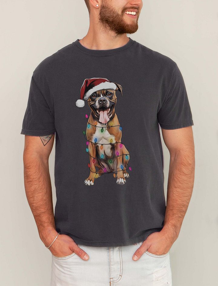 Funny Boxer Christmas T-Shirt for Boxer Paw-rents product image (21)