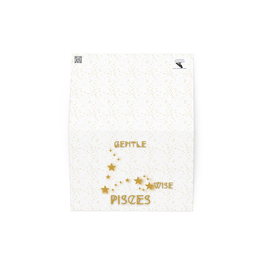 Pisces, Gentle & Wise, Greeting Card product image (2)
