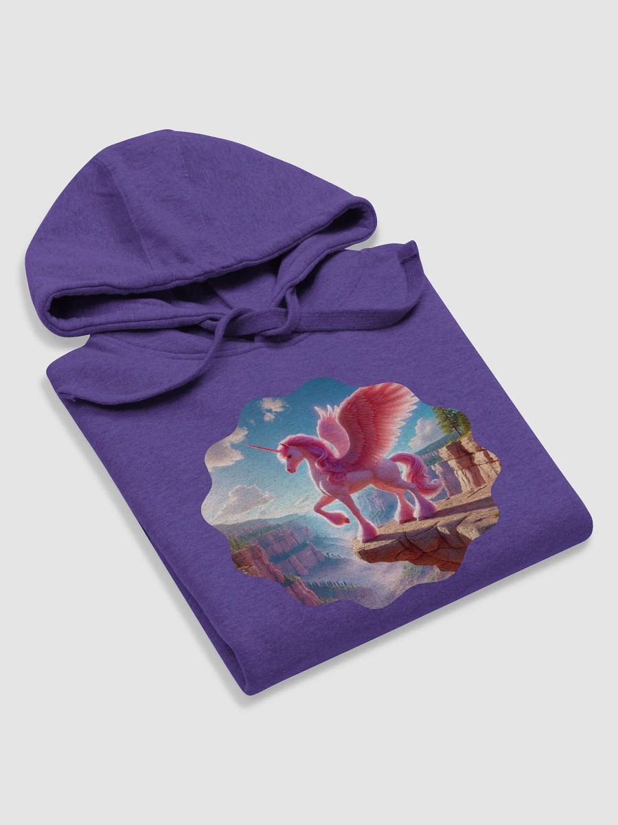 Cotton Heritage Unisex Premium Hoodie | Schwarz Flügel-Einhorn: AI-Kunst product image (5)