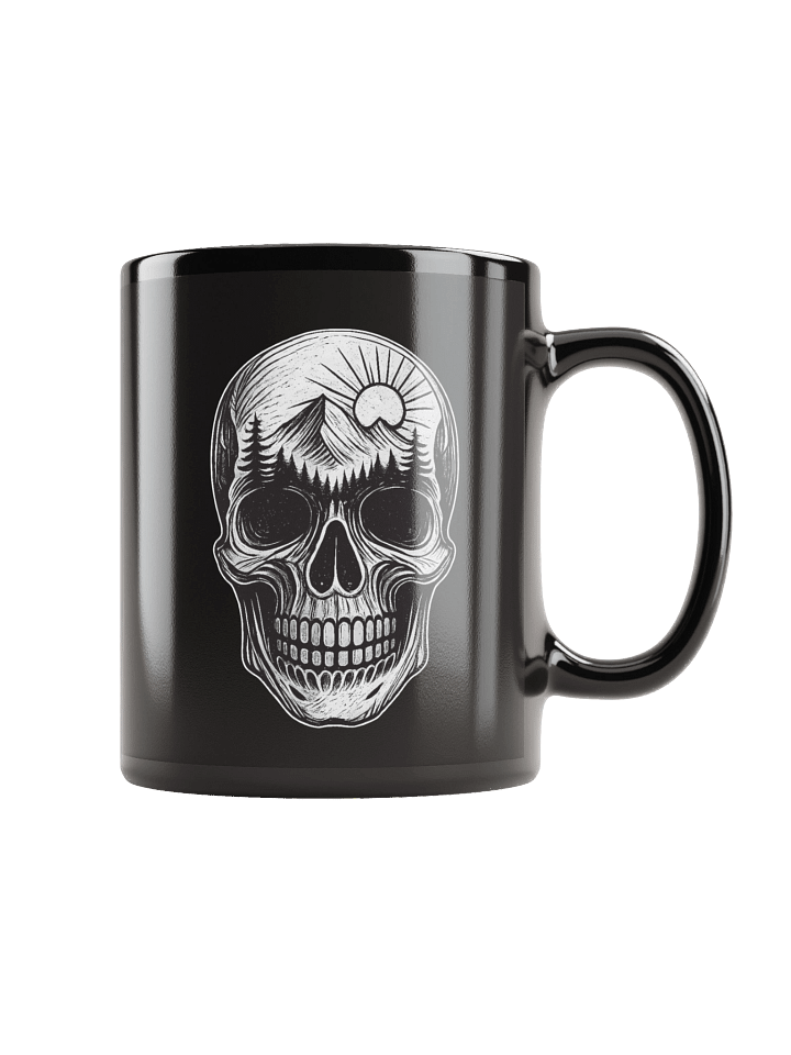 Rugged Sportsmen Skull & Mountain Coffee Mug product image (1)