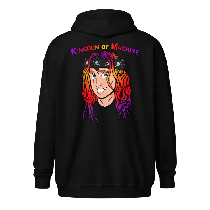 evil king zip up hoodie product image (2)