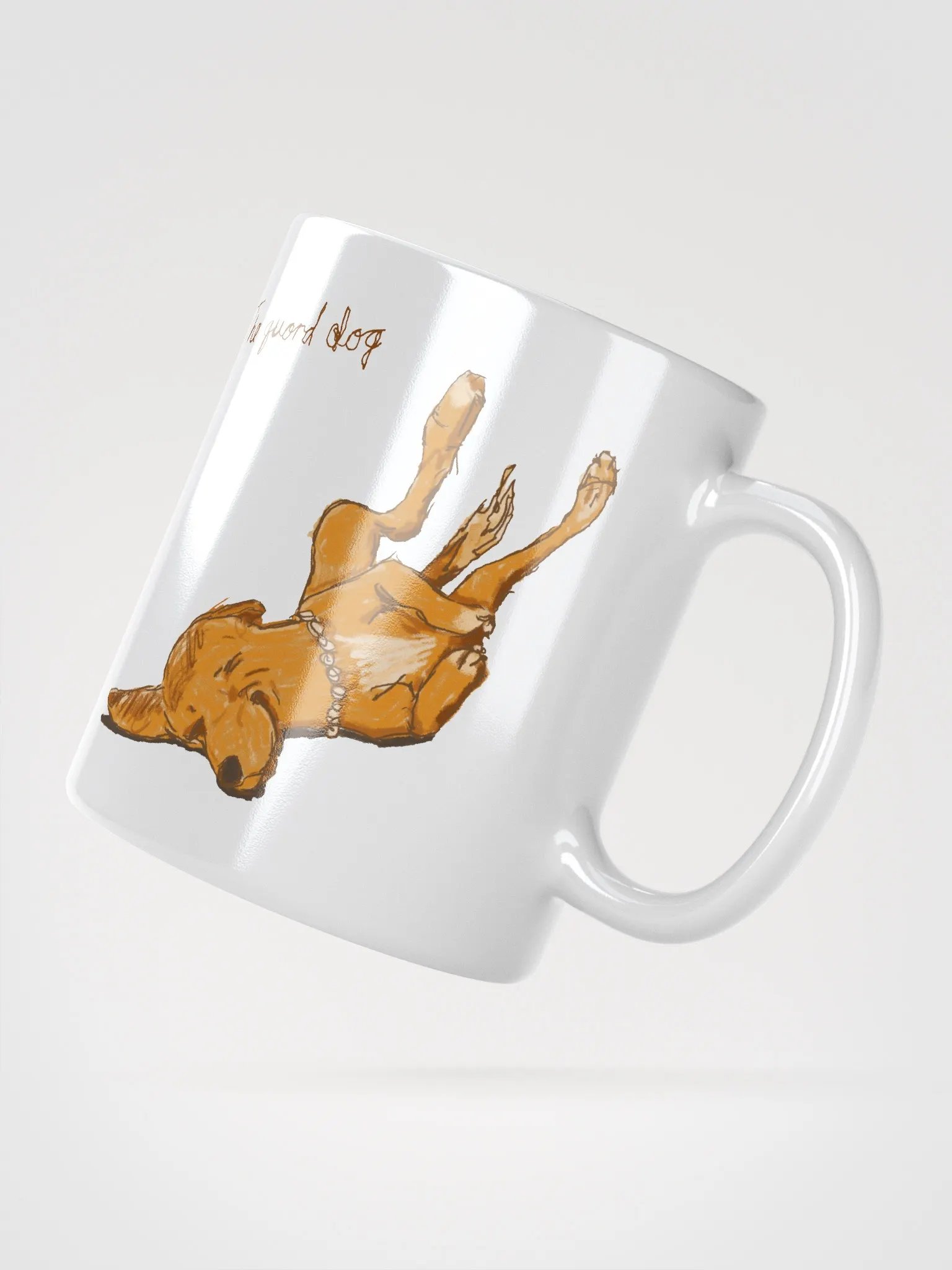 The guard dog, White Mug product image (3)