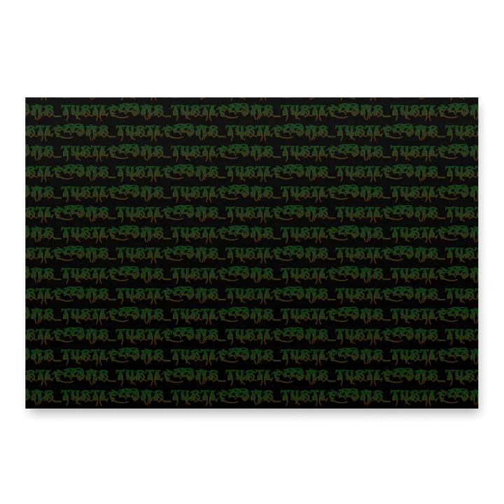 Mr turtle logo wrapping paper product image (1)