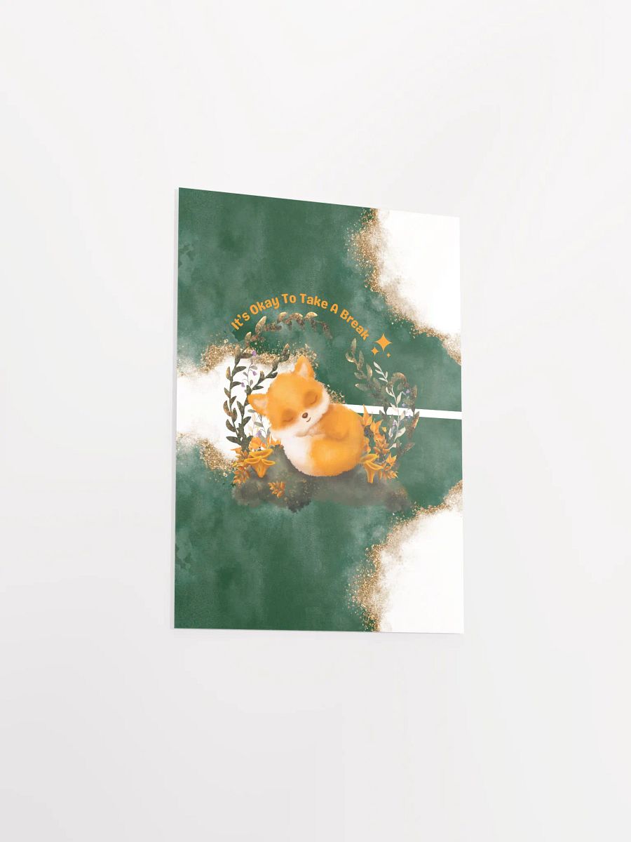 Fox Relaxation Matte Poster product image (3)