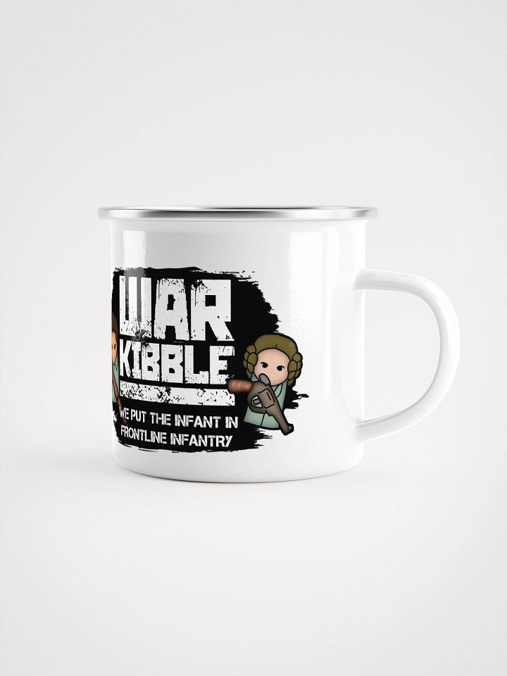 War Kibble Enamel Mug product image (1)