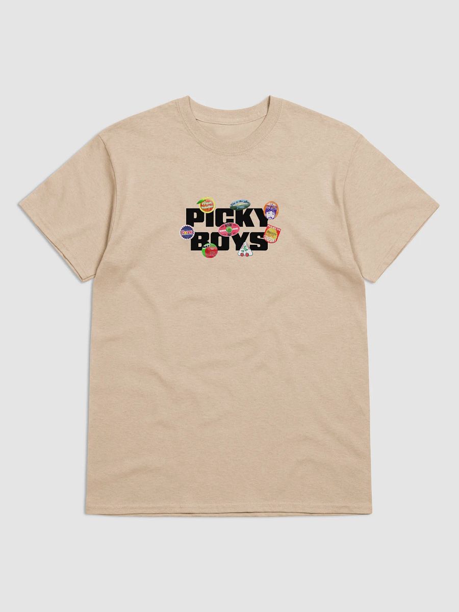 Fruit Stickers T-Shirt (Black) (7 Colors) product image (3)