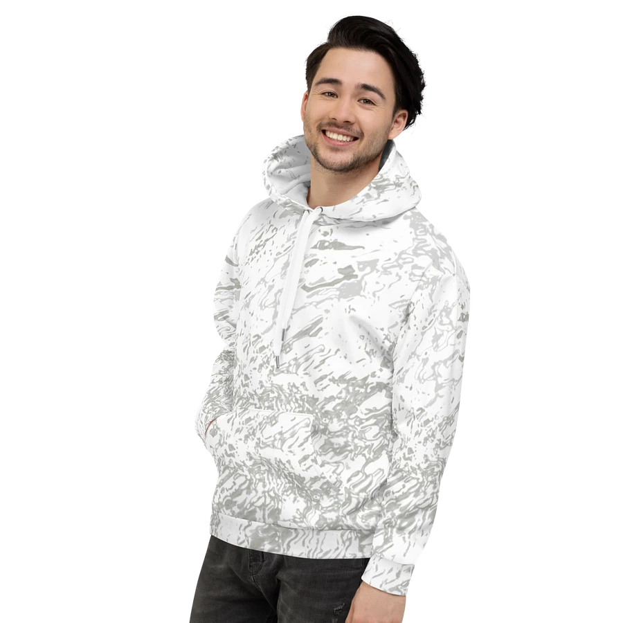 Abstract Pale Marble Effect Unisex All Over Print Hoodie product image (14)