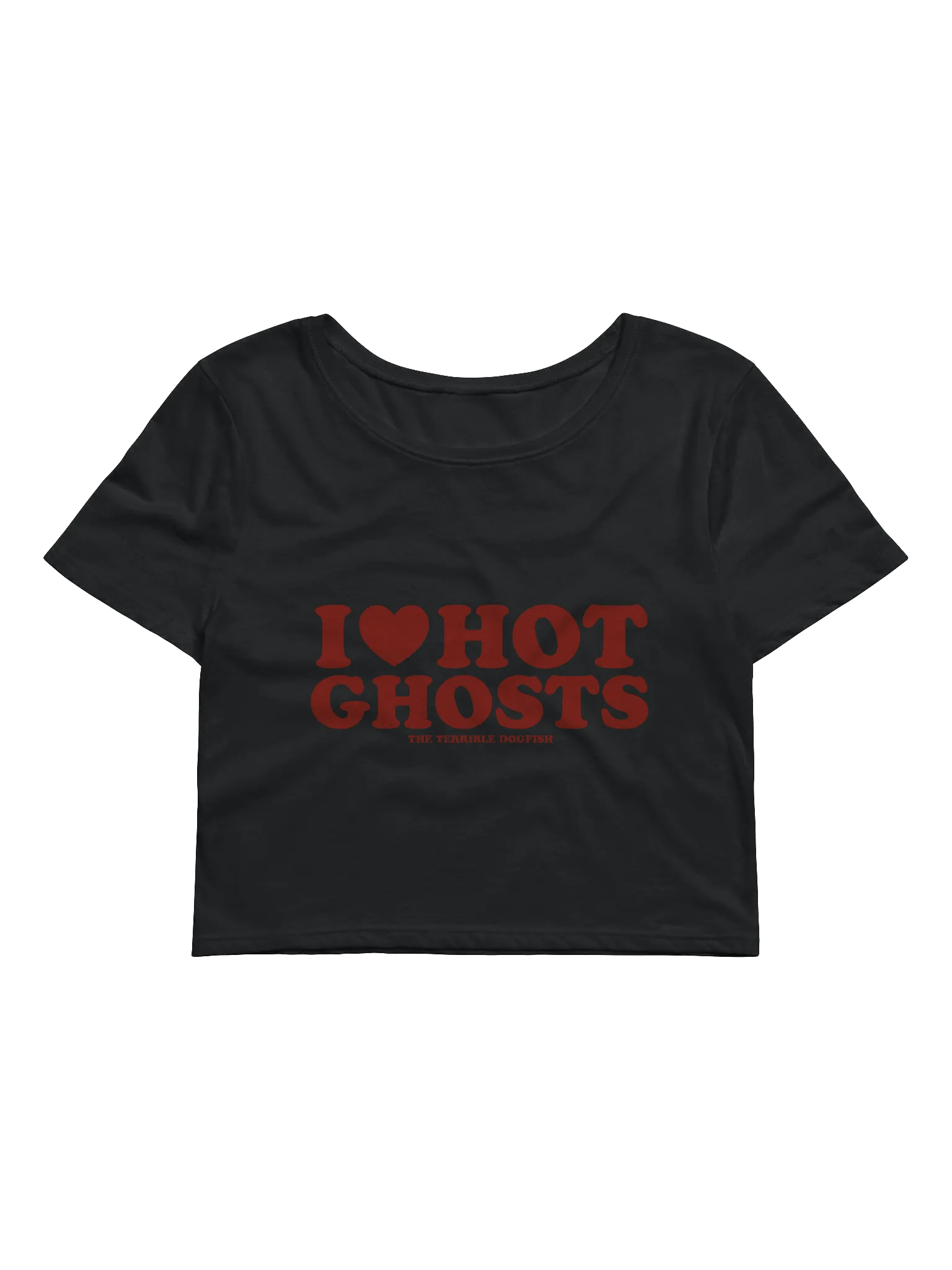 HOT GHOSTS CROP tee product image (1)