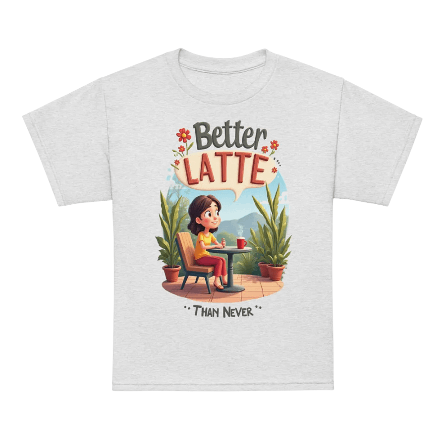 Better Latte Youth Sports Tee product image (40)