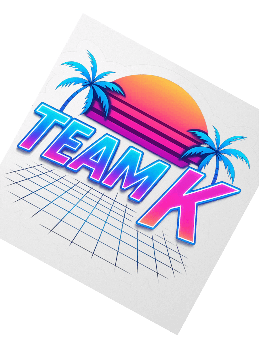 Team K 1980's STICKERS product image (5)