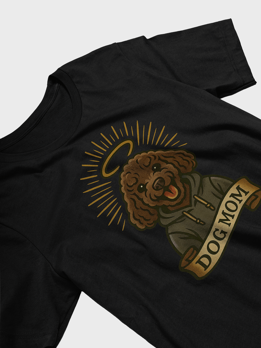 Dog Mom T-Shirt – Cute Poodle Halo Design for Proud Pet Parents – Funny Dog Lover Gift Tee for Women, Moms & Fur Baby Devotees product image (3)