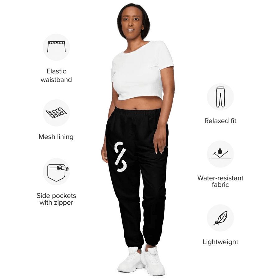 CLAUDY BEATS BLACK URBAN TRACK PANTS product image (8)