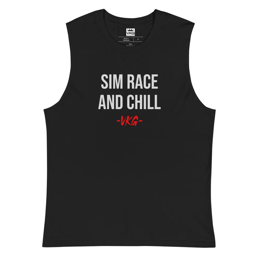 SIM RACE AND CHILL VKG Cut-Off Shirt product image (5)