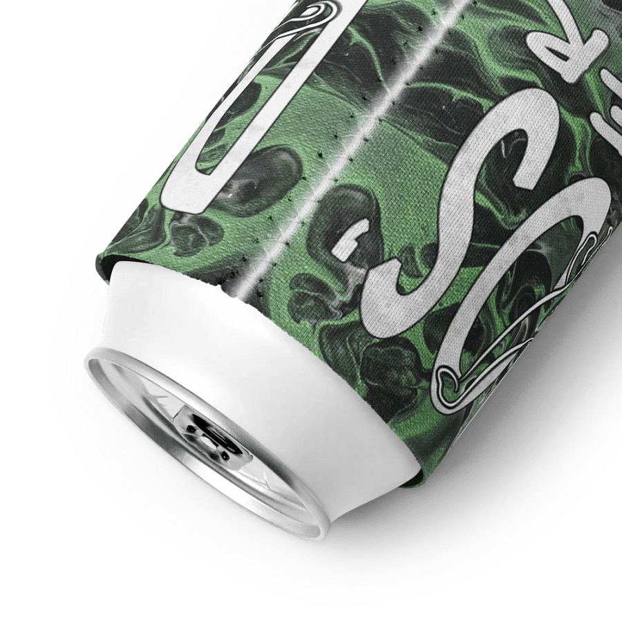 Dinos' Corner Bar Metallic Green Fluid Acrylic Coozie product image (10)