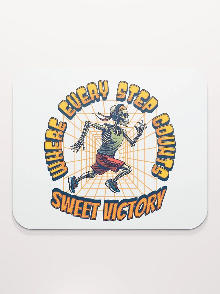 Where Every Step Counts Sweet Victory Runner Skeleton Stride Mouse Pad product image (2)