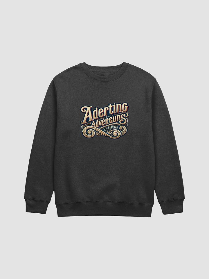 Vintage Ornate Lettering Crewneck Sweatshirt product image (2)