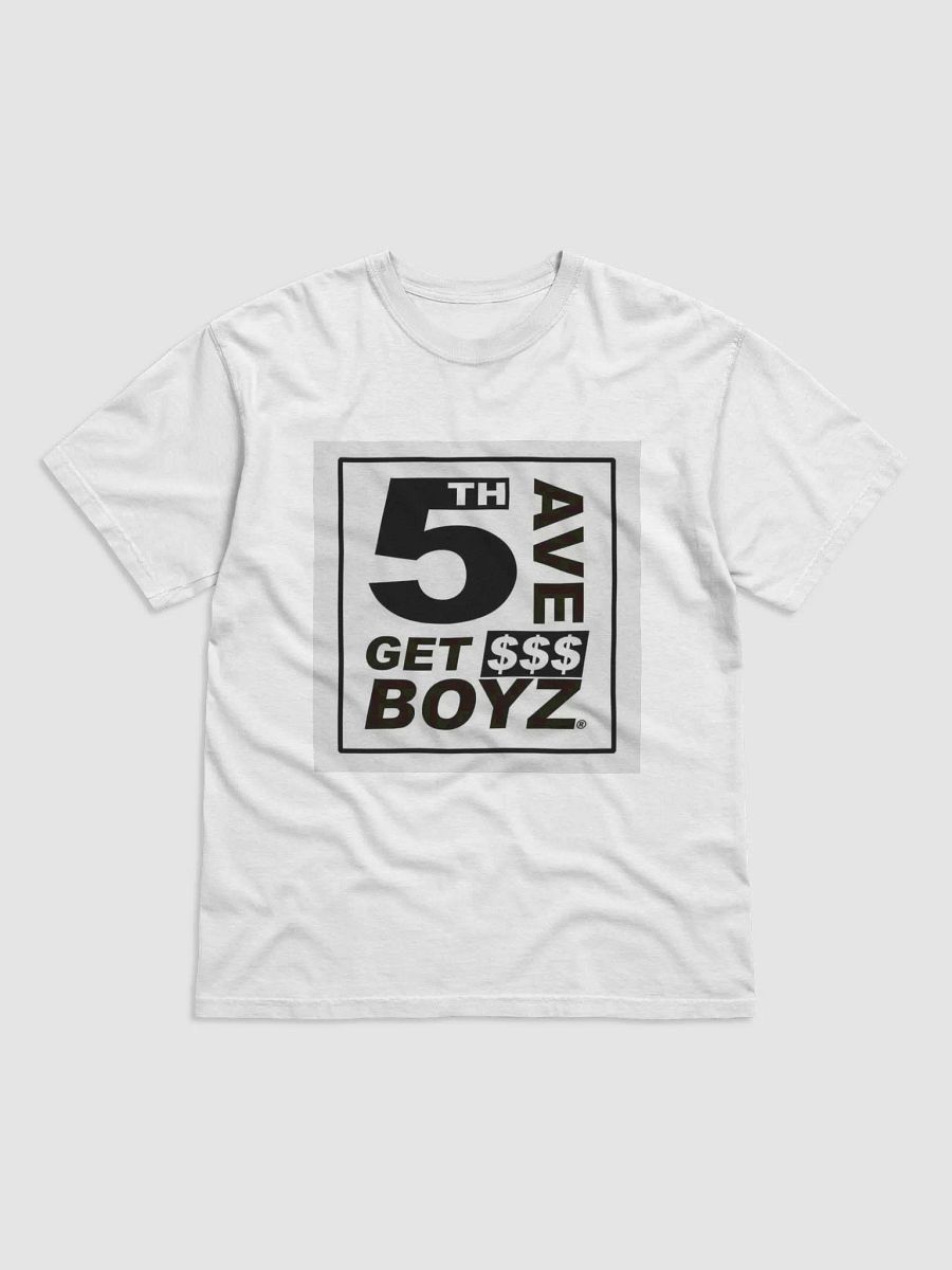 5th Ave Get $$$ BOYZ T Shirt White product image (1)