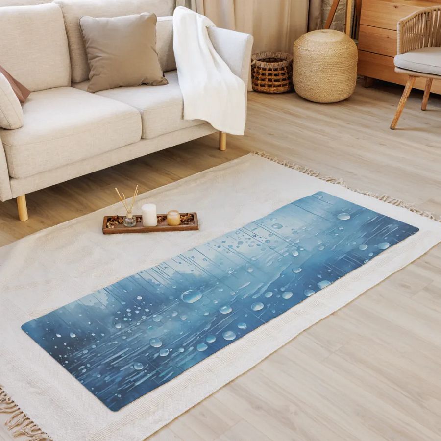 Rain Droplet Yoga Mat product image (8)