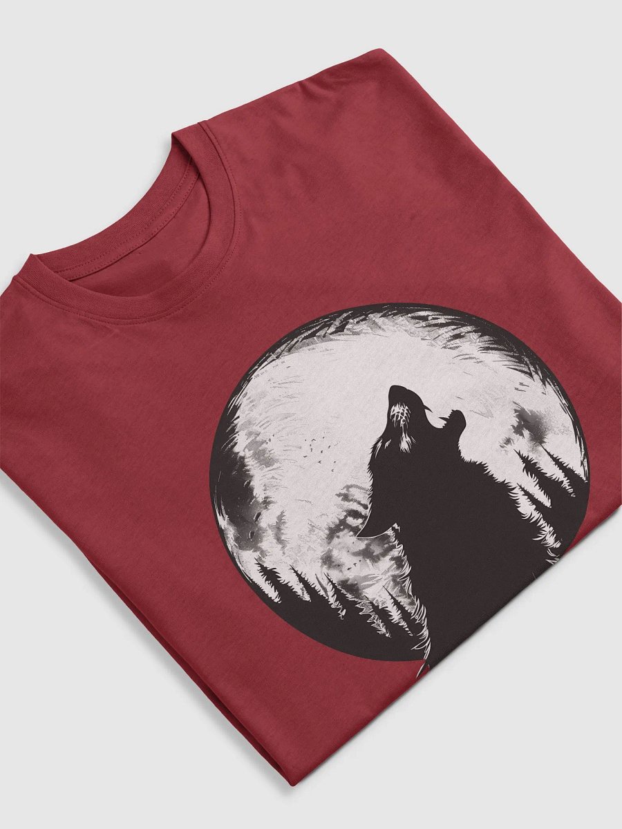 Howling Wolf Moon Silhouette Tee product image (26)