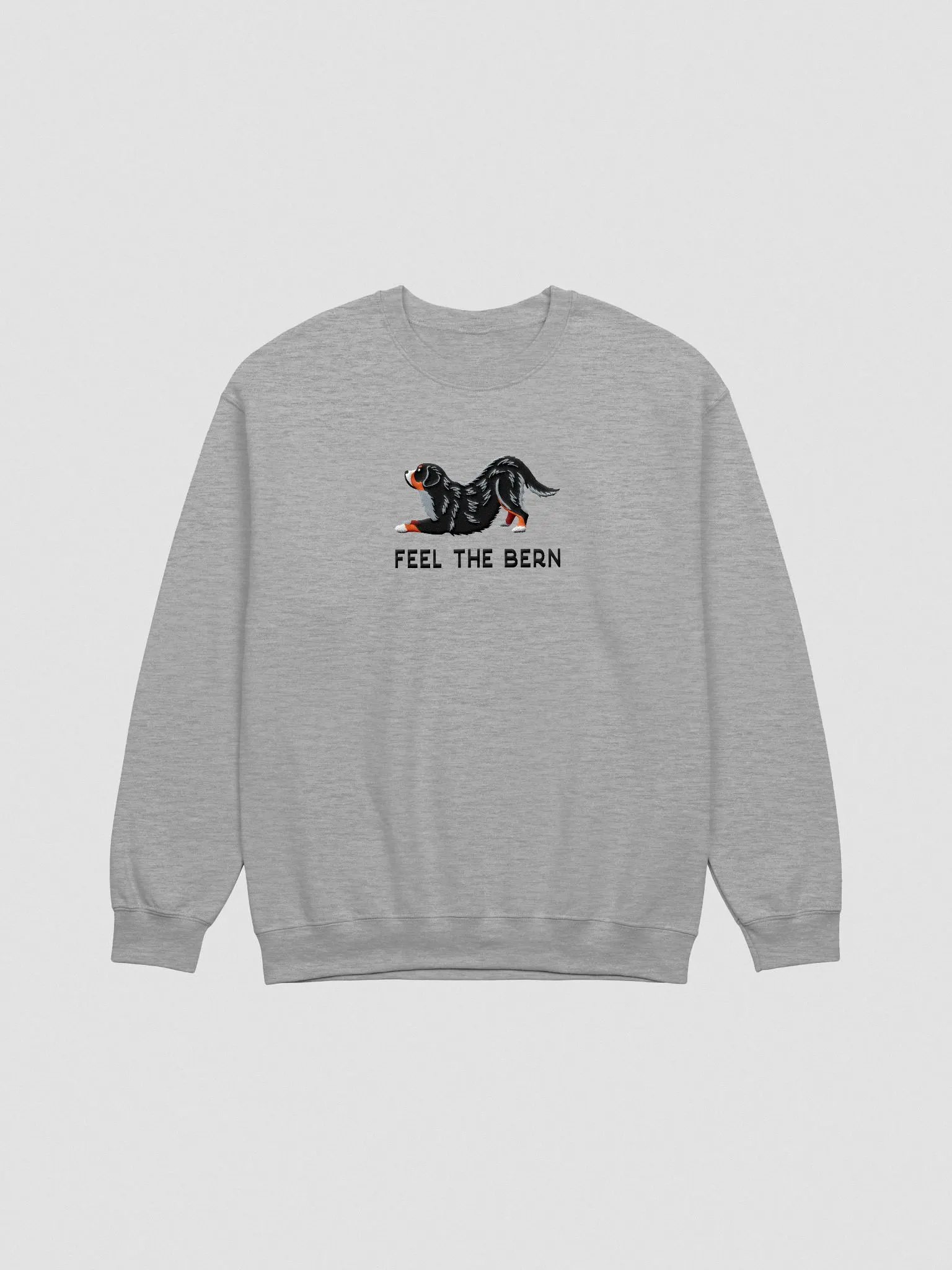 Feel the Bern Sweatshirt (Embroidered) of a Bernese Mountain Dog product image (4)