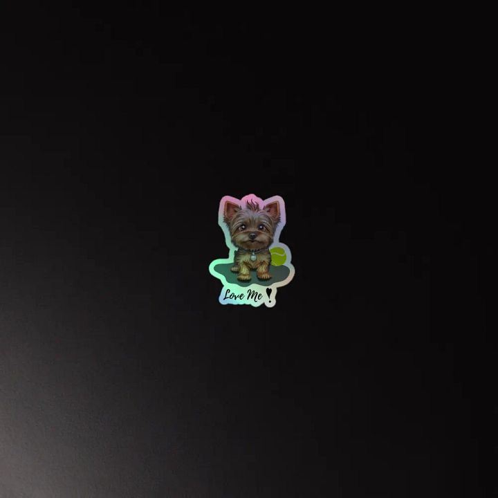 Cute Dog Holographic Sticker Pack product image (4)