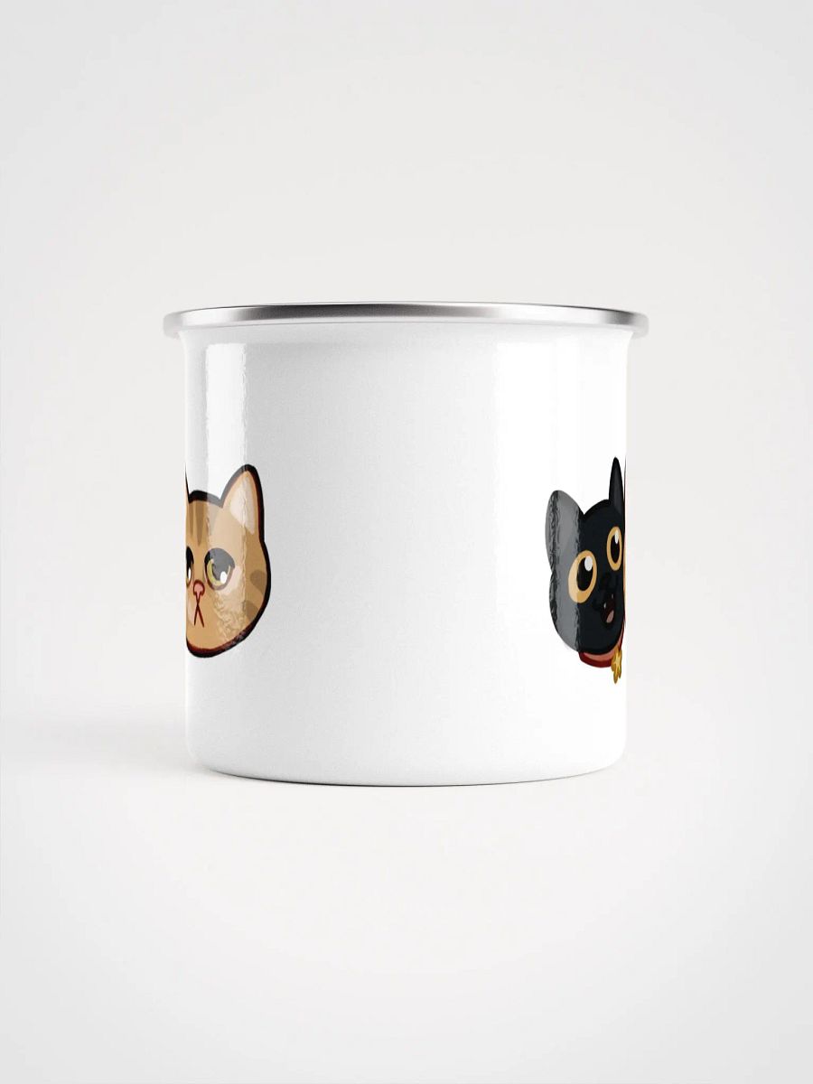 Straw Cat & Tao Purrfect Duo Enamel Mug product image (5)