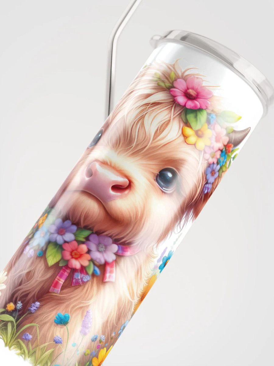 Whimsical Highland Cow Stainless Steel Tumbler product image (6)