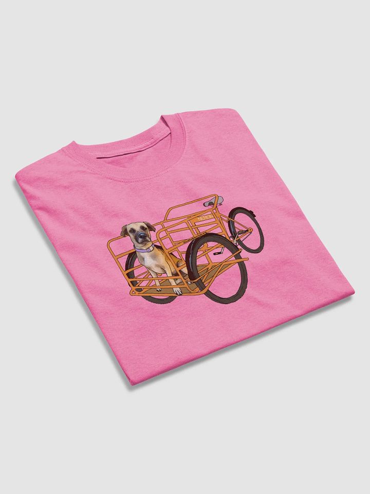 Neron on a cargo tricycle, Gildan 5000 Heavyweight T-Shirt product image (2)