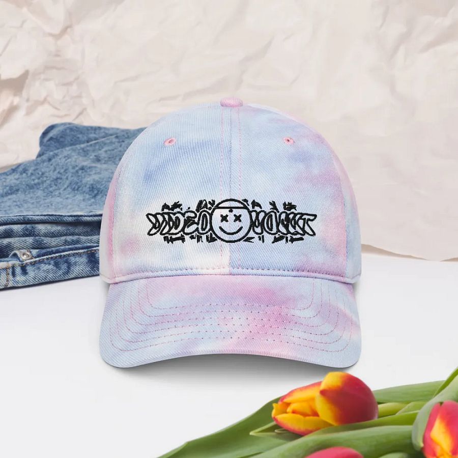videovomit Graffiti outline tie-dye embroidered dadhat product image (4)