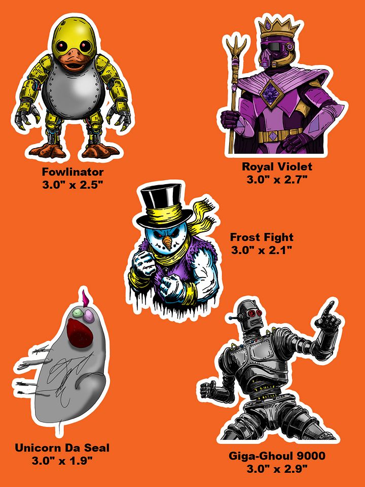 BrocsterBuilds Stickers - Pack #06 product image (1)