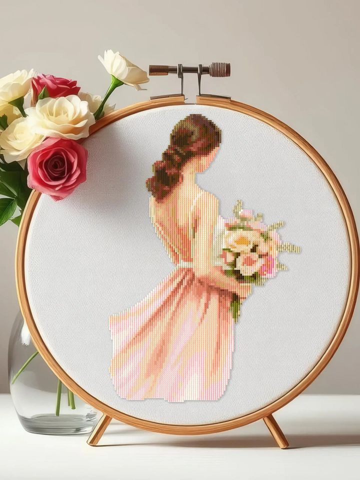 Girl Holding Flowers product image (2)