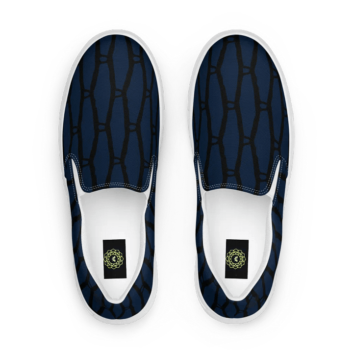 Interconnected Nightfall Canvas Slip-Ons product image (1)