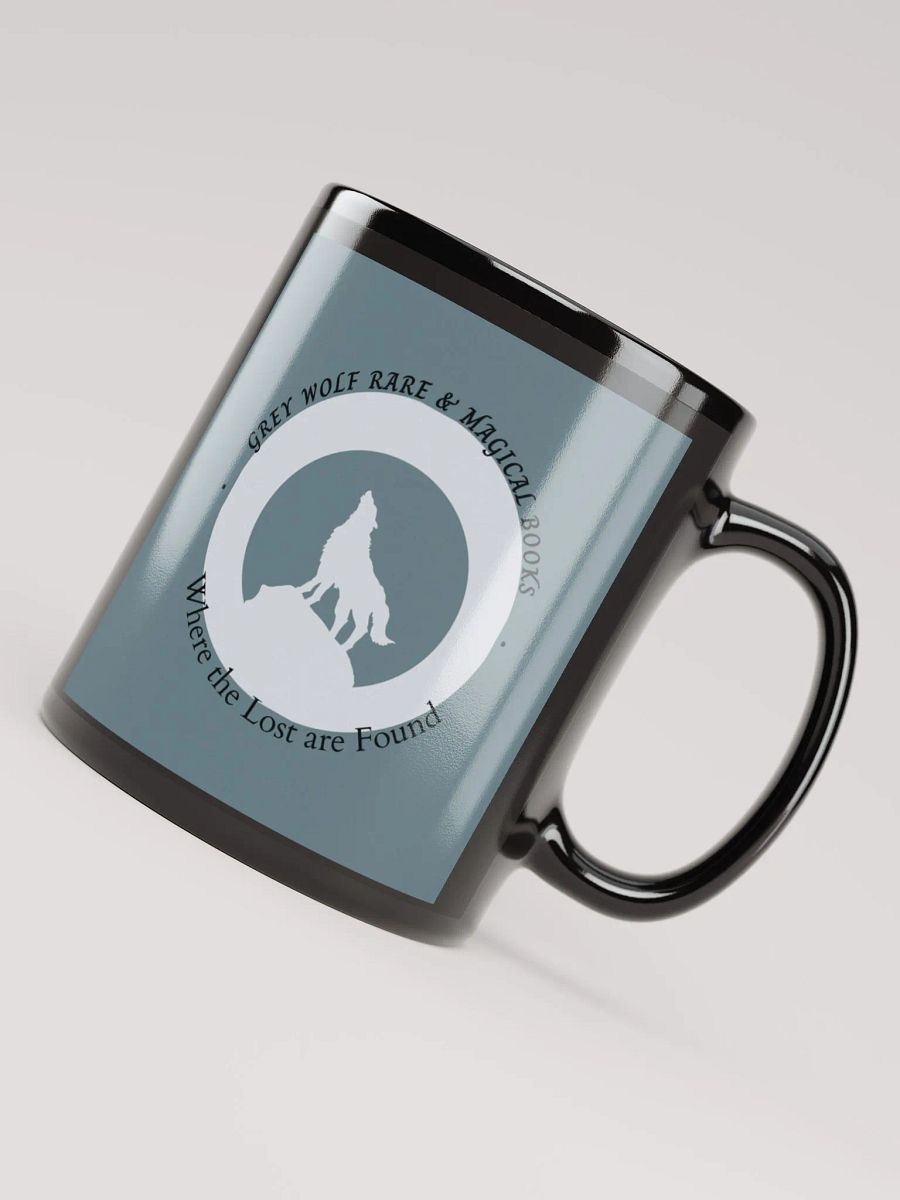 Grey Wolf R & M Books Black Mug product image (4)