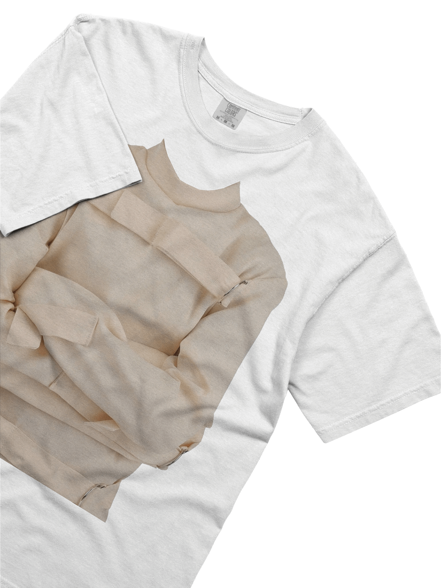 The @nathyn.trees Bat-shit Crazy Straight Jacket T in White product image (3)