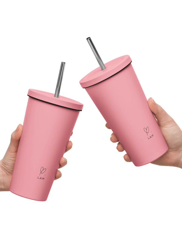 VASO TÉRMICO CON PAJITA SIRENA LILA product image (14)