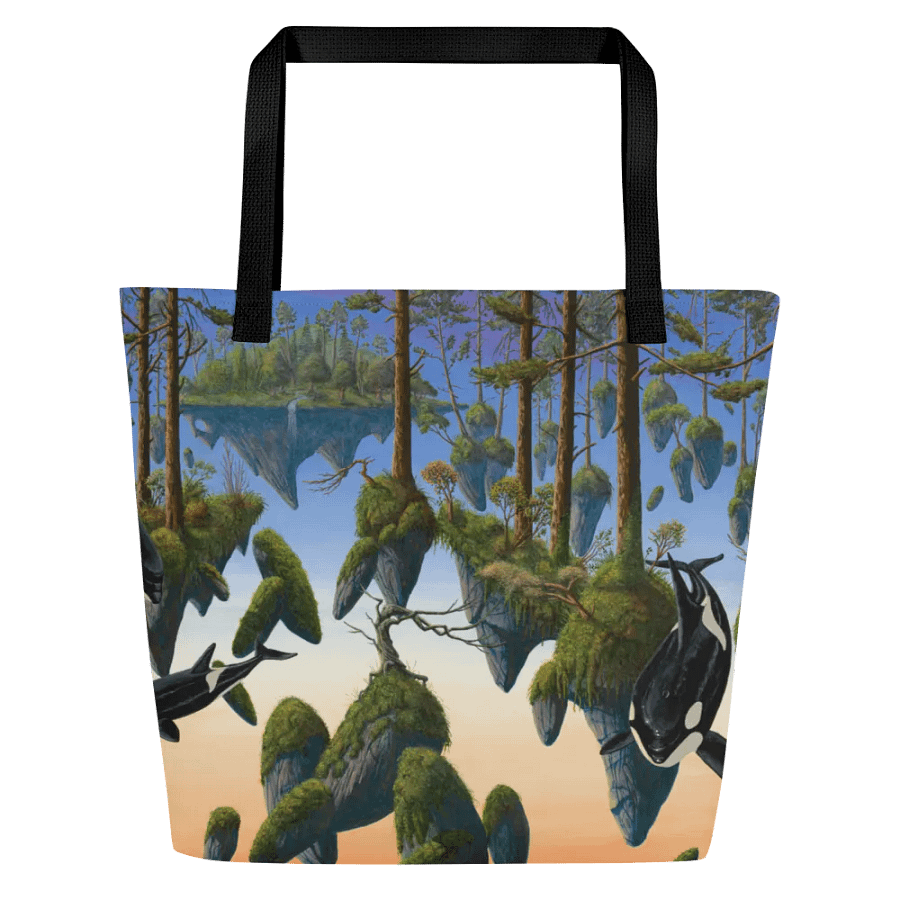 Surreal Symmetry Large Tote Bag product image (2)