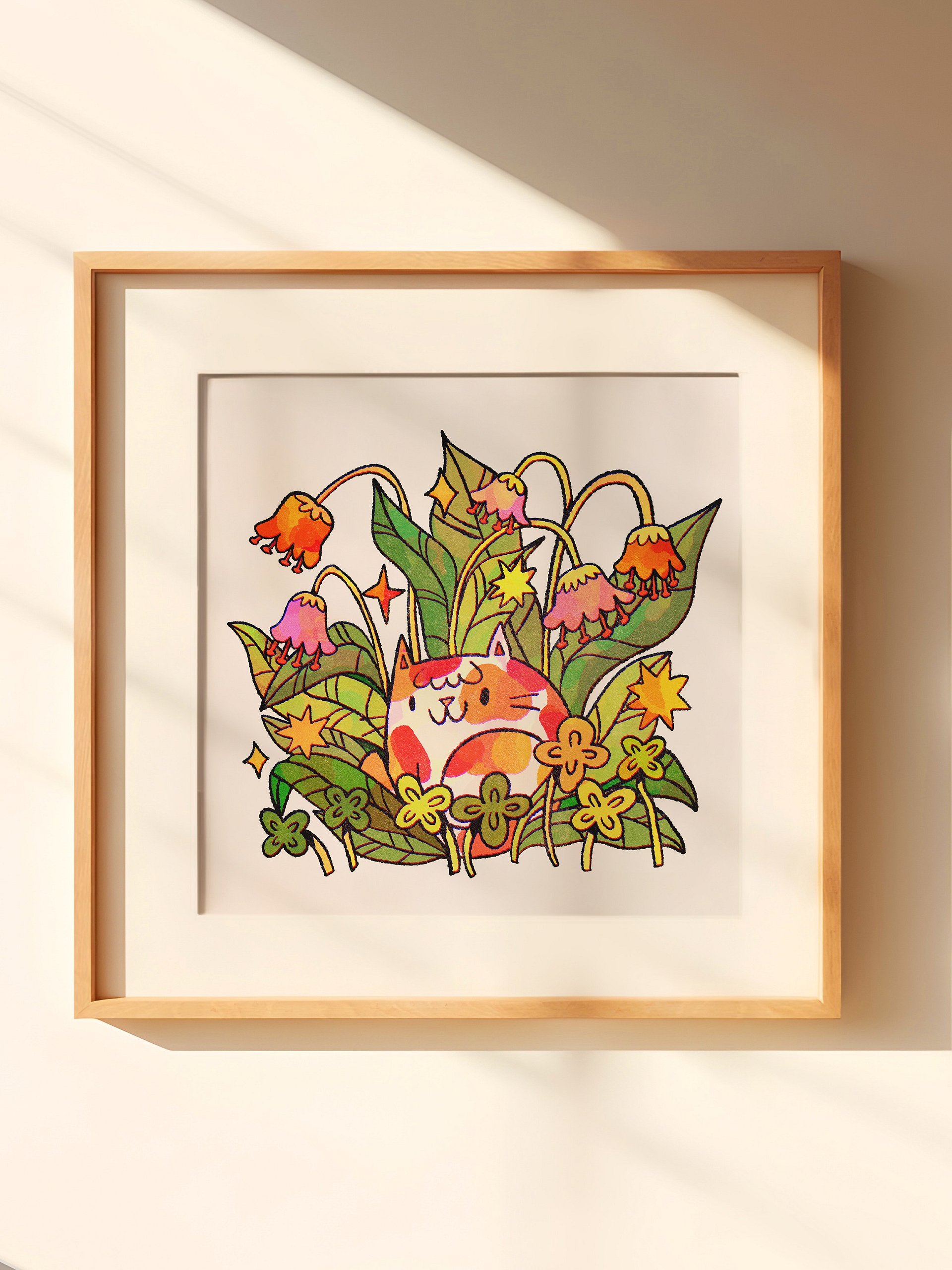 Friend Cat Print product image (1)