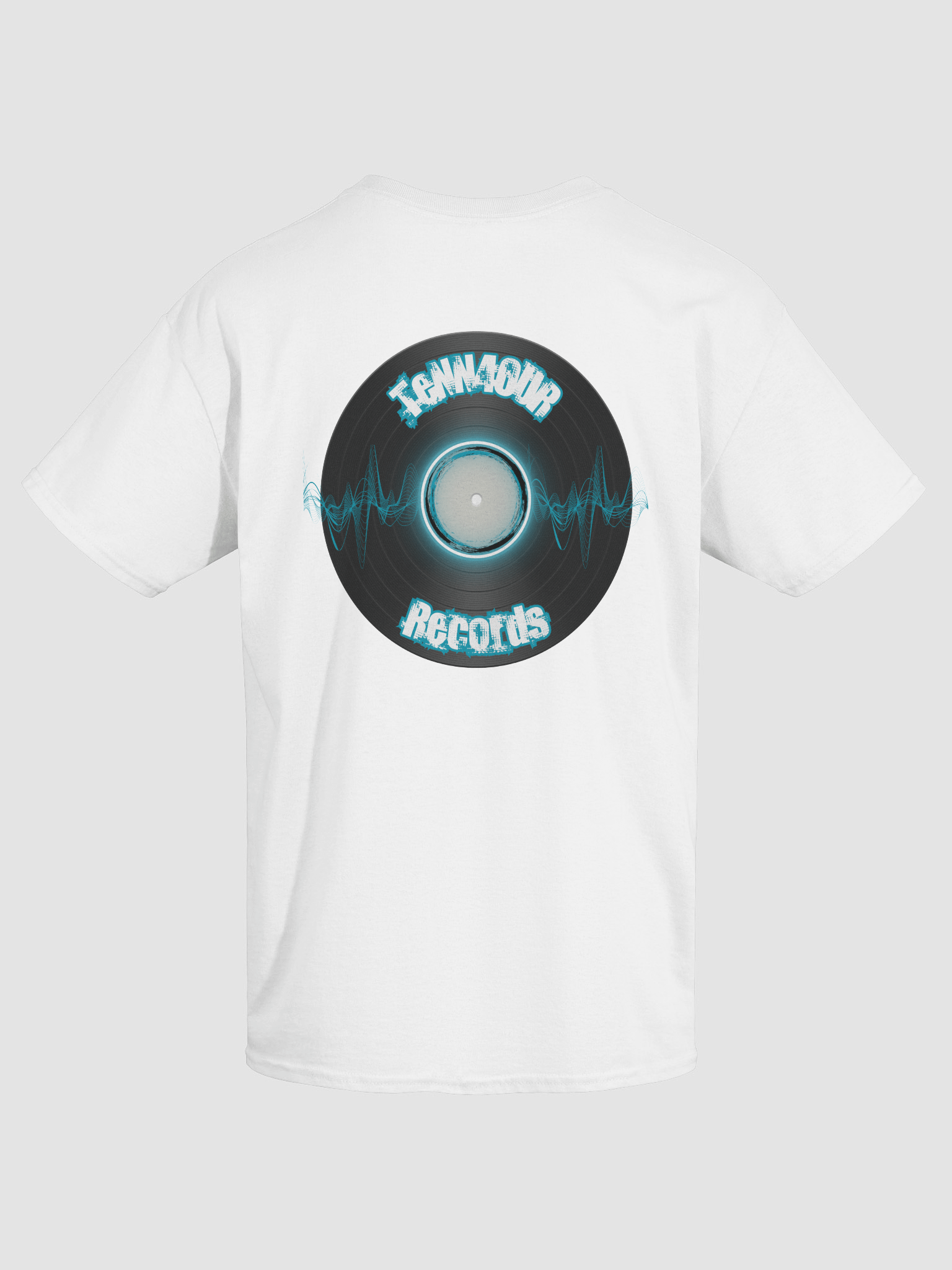 TeNN4OUR Records Logo T-Shirt (Blue) product image (8)