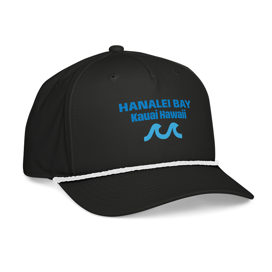 Hanalei Bay, Kauai Hawaii - Richardson Five-Panel Classic Rope Cap product image (4)