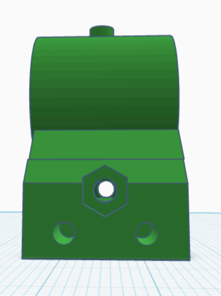 Picatinny flashlight/laser 3D print file product image (2)