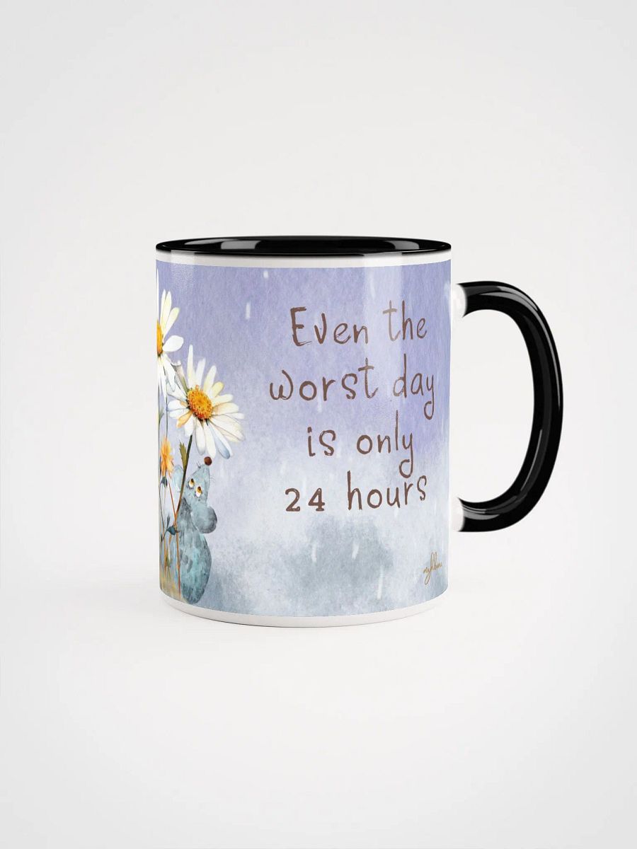 Passing Clouds: Weathering the Storm Ceramic Mug with Quote | 11oz & 15oz Inspirational Coffee Mug | Resilience & Hope Design product image (1)