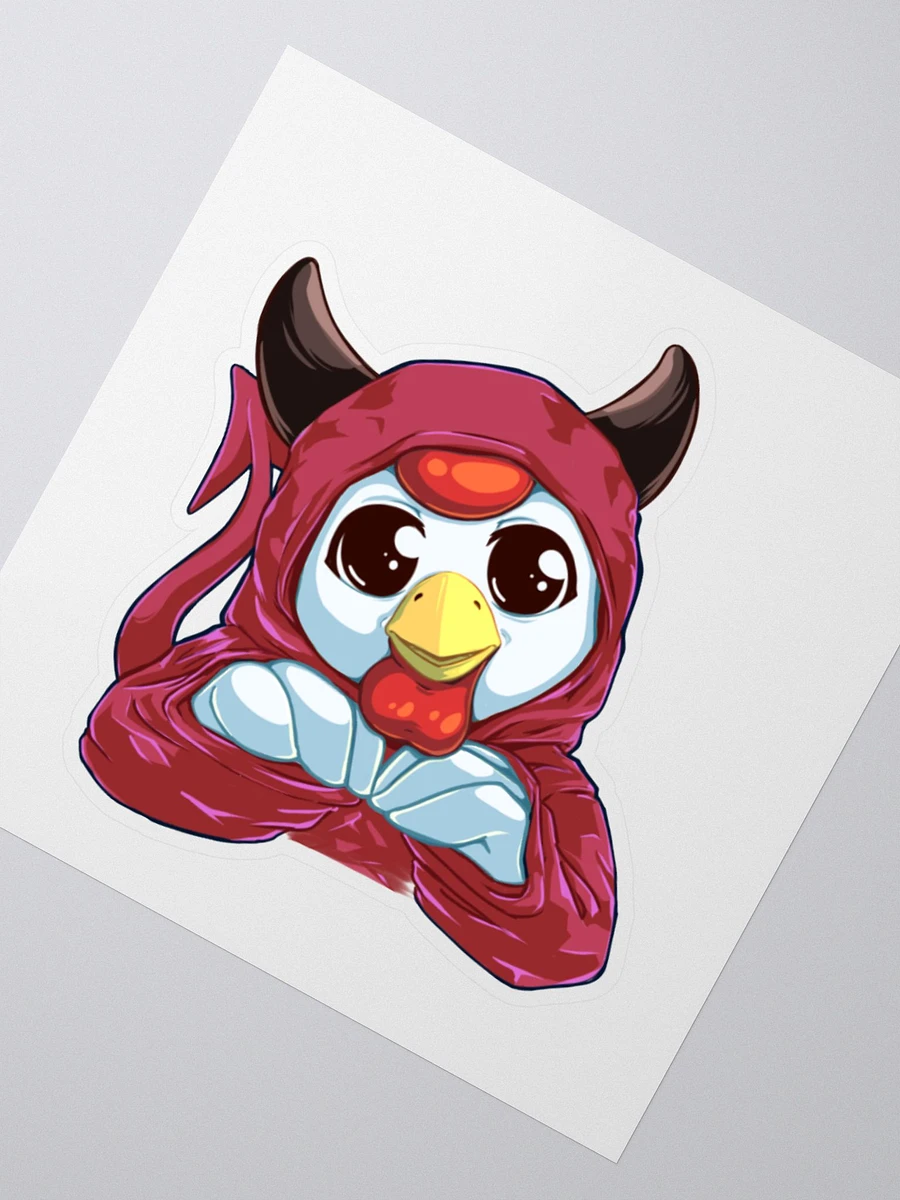 Devil Chicken Onesie Sticker product image (6)
