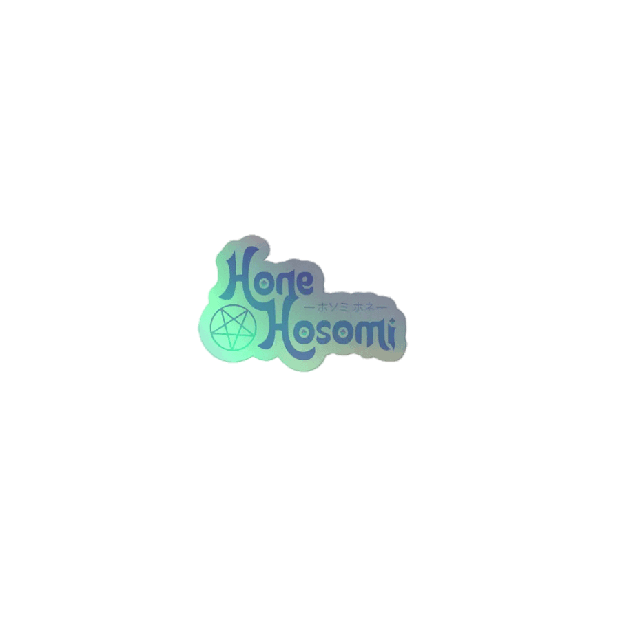 Hone Hosomi Holographic Logo Sticker product image (1)