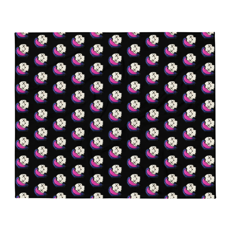 Hybrid Skull Throw Blanket product image (2)