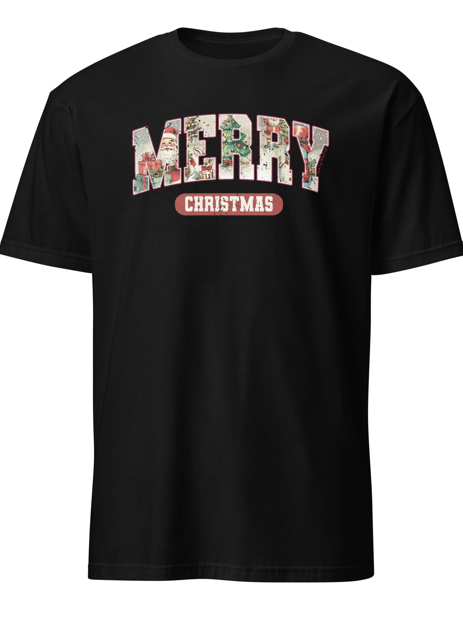 Holiday - Merry Christmas - vintage pattern tshirt product image (4)