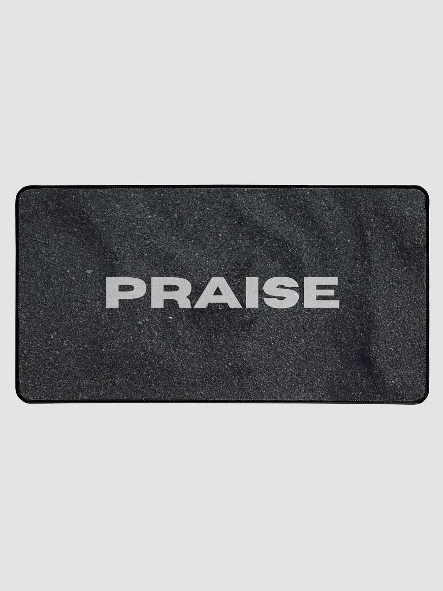 Large Praise mousepad (black) product image (1)