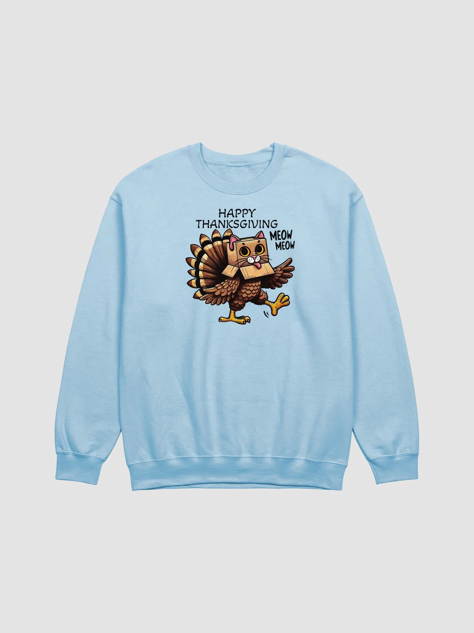 Happy Thanksgiving Meow Sweatshirt product image (4)